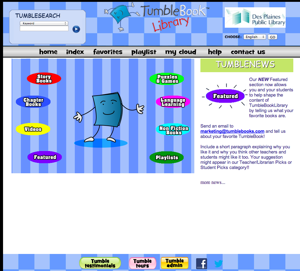 TumbleBook Library screenshot
